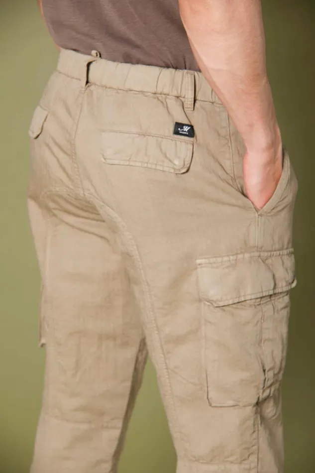 Man Chile Buckle Cargo Pants In Canapa Cotton Resca Regular Mason039s Pants