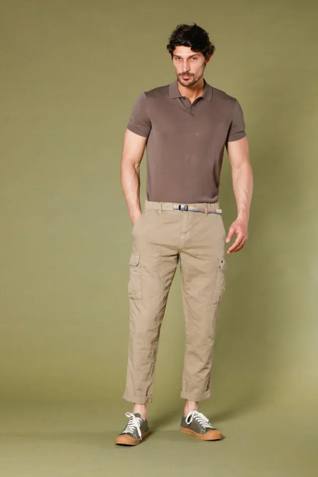 Man Chile Buckle Cargo Pants In Canapa Cotton Resca Regular Mason039s Pants