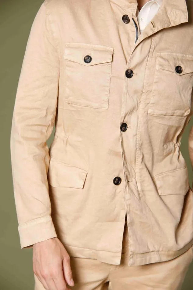 Man City Field Jacket In Twill With Large Pockets And Coulisse Regular Mason039s Jackets