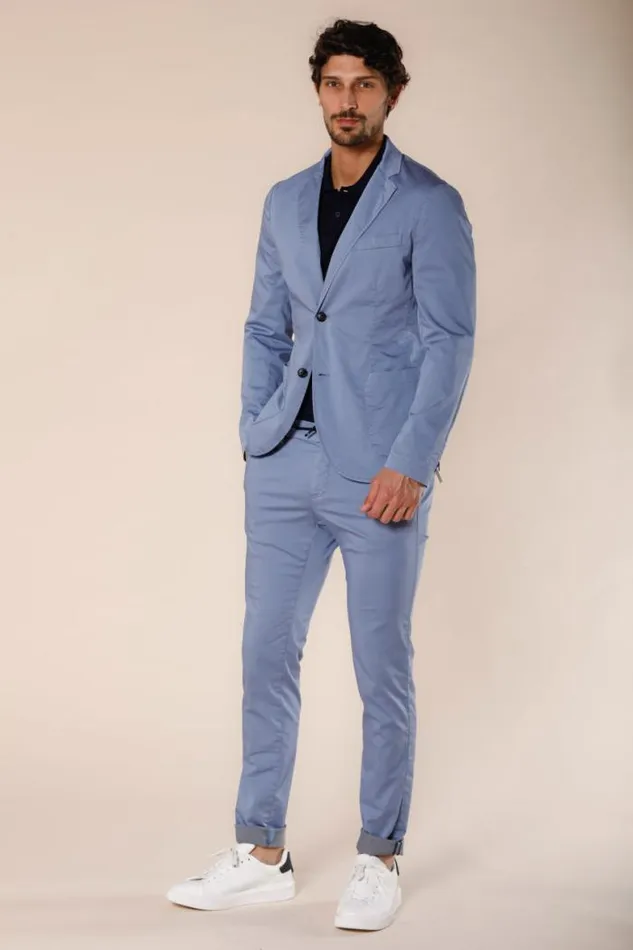 Man Da Vinci Travel Blazer In Tecno Travel Stretch Satin With Details Regular Mason039s Blazers