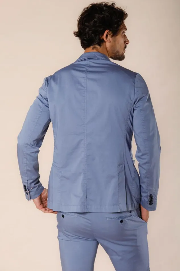 Man Da Vinci Travel Blazer In Tecno Travel Stretch Satin With Details Regular Mason039s Blazers