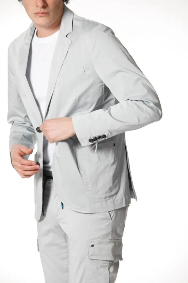 Man Da Vinci Travel Blazer In Tecno Travel Stretch Satin With Details Regular Mason039s Blazers