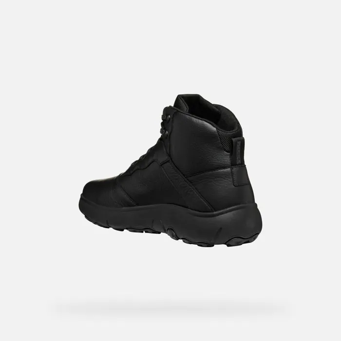 Man Geox Ankle Boots NEBULA GRIP ABX MAN Black Mid Calf Boots Black