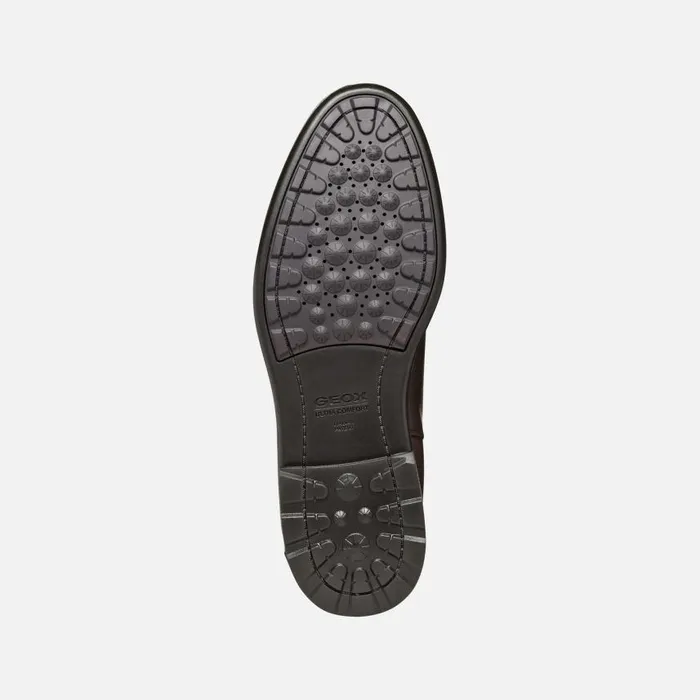Man Geox Ankle Boots WALK PLEASURE MAN Coffee Chelsea Boots Coffee