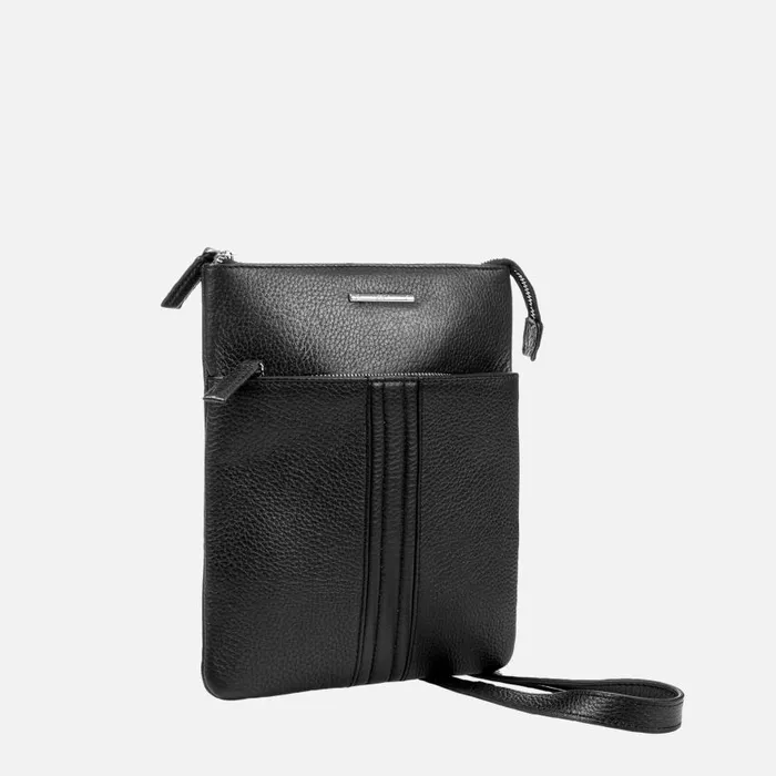 Man Geox Bags CLUDEY Men039s Black Shoulder Bag CASHMERE Black