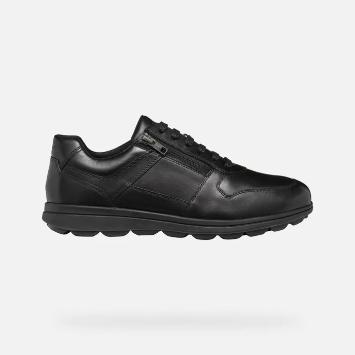 Man Geox Casual Shoes SPHERICA EC12 MAN Black Low Top Sneakers Black