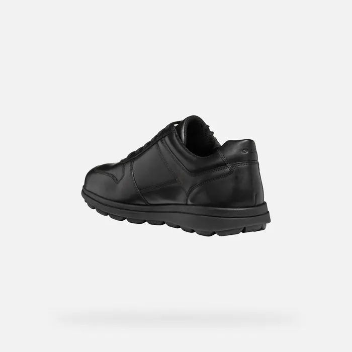 Man Geox Casual Shoes SPHERICA EC12 MAN Black Low Top Sneakers Black