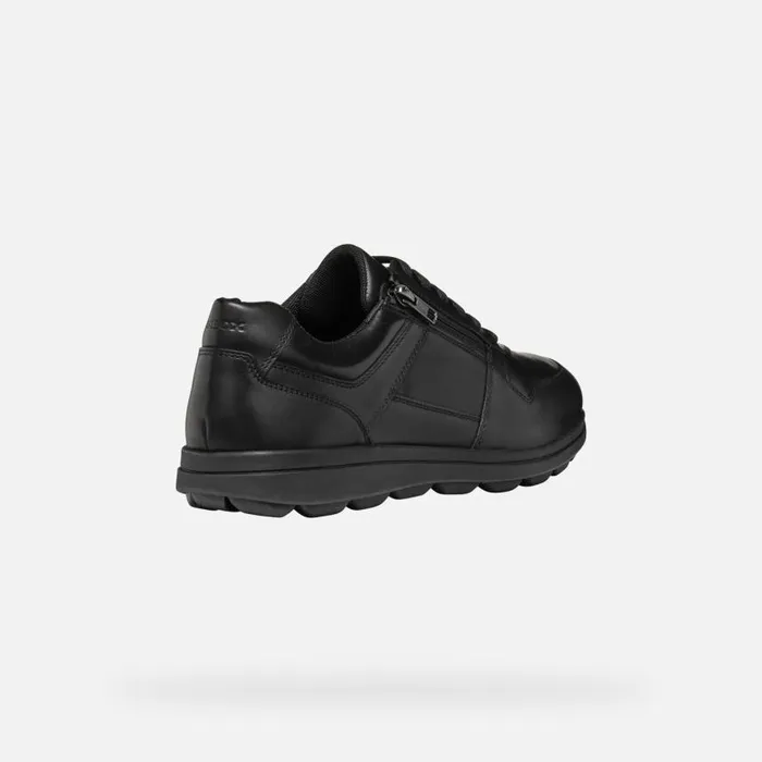 Man Geox Casual Shoes SPHERICA EC12 MAN Black Low Top Sneakers Black
