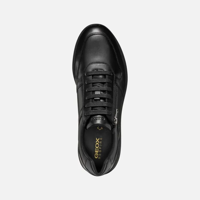 Man Geox Casual Shoes SPHERICA EC12 MAN Black Low Top Sneakers Black