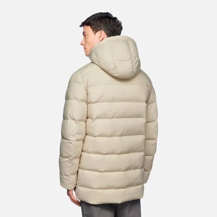 Man Geox Down Jackets ELVER MAN Rainy Day Long Parka Rainy Day