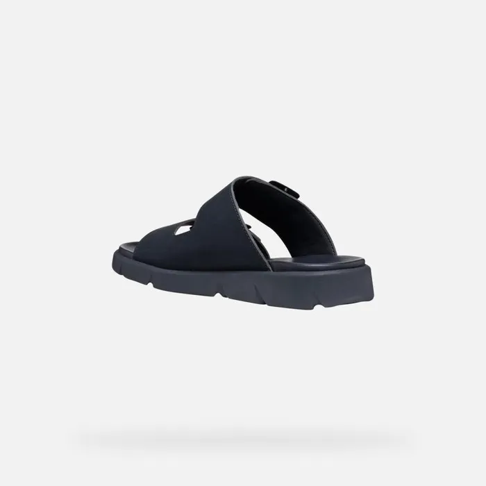 Man Geox Mules And Slippers XAND 2S MAN Navy Slides Shoes Navy