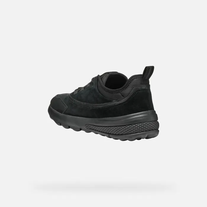 Man Geox Sneakers SPHERICA ACTIF MAN Black Low Top Sneakers Black