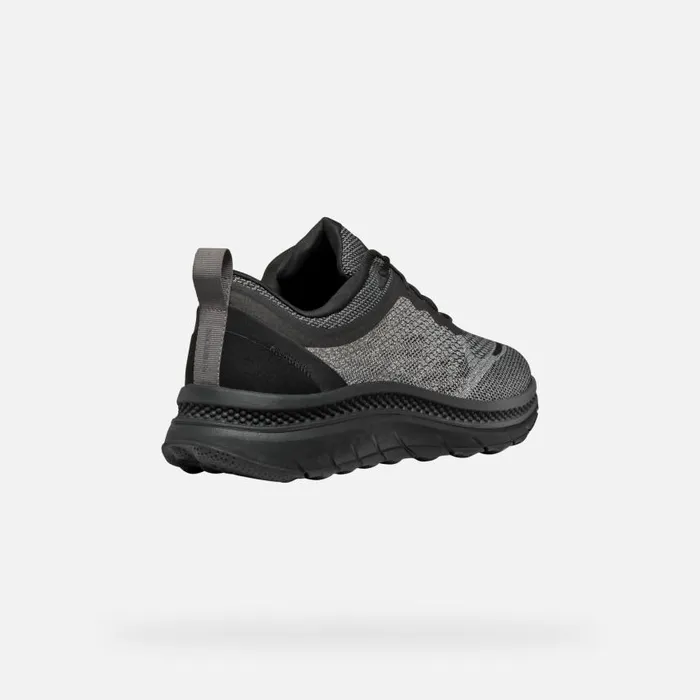 Man Geox Sneakers SPHERICA ACTIF X MAN BlackAntracite Low Top Sneakers Blackantracite