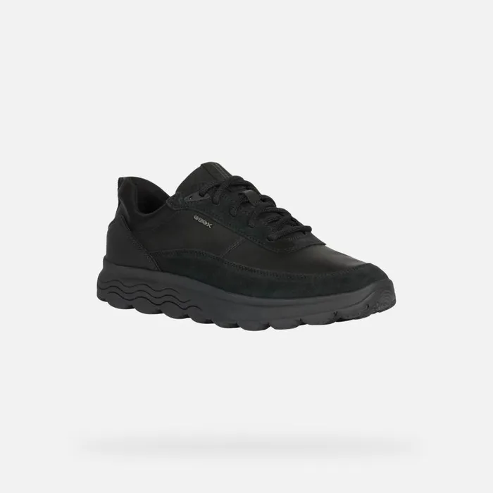Man Geox Sneakers SPHERICA E Low Top Sneakers Black Man Geox Black