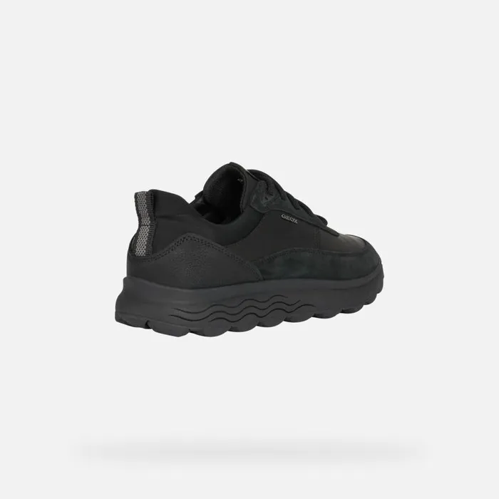 Man Geox Sneakers SPHERICA E Low Top Sneakers Black Man Geox Black