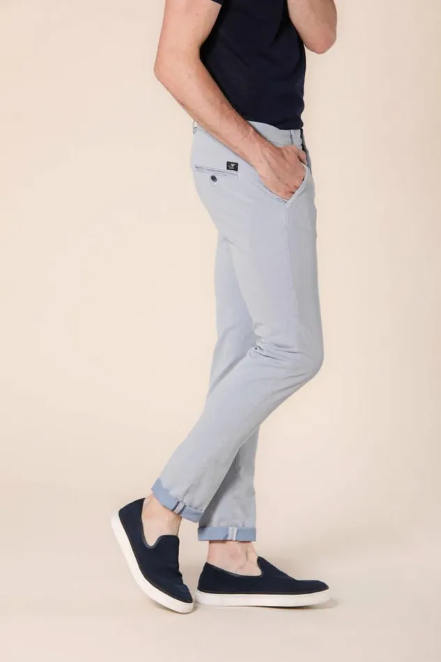 Man Torino Style Chino Pants In Jacquard Cotton Slim Mason039s Pants