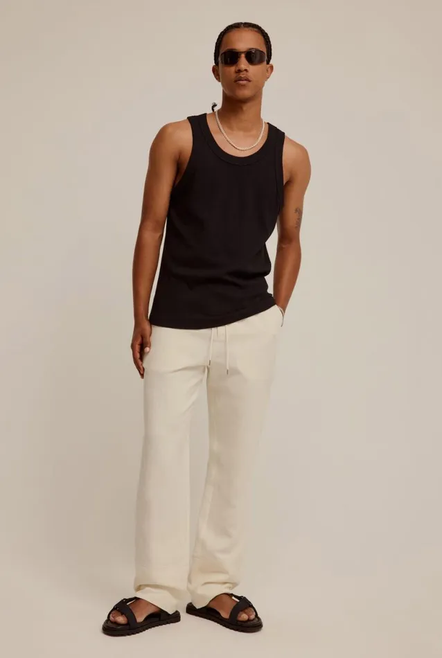 Man Venroy Tanks Jersey Rib Tank