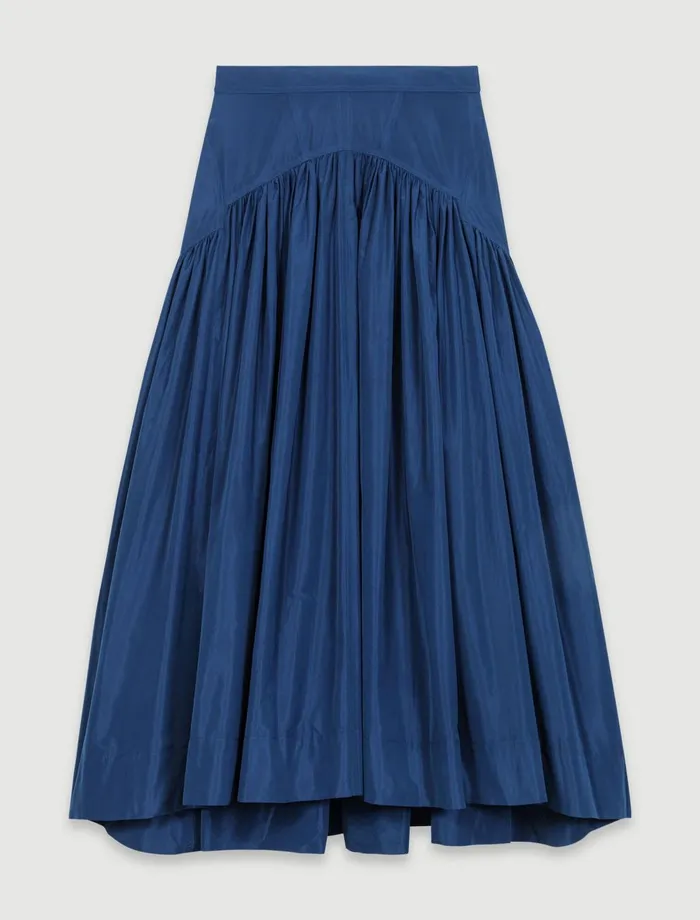 Matching Sets Women Maje Full Long Skirt Navy