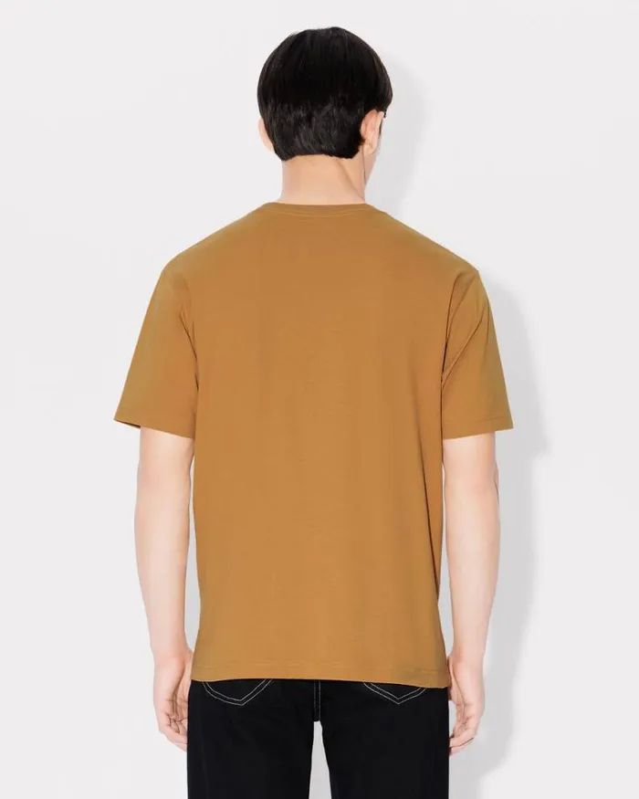 Men 039Boke Flower039 Tshirt In Cotton Dark Camel Kenzo Tshirts And Polos