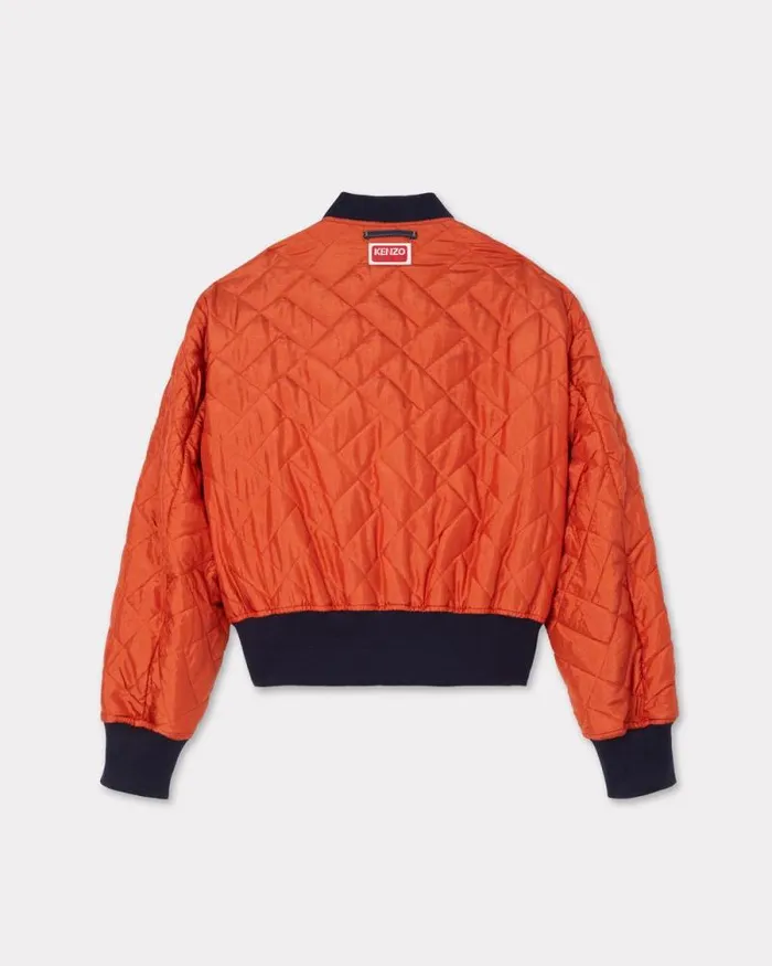 Men 039KENZO Constellation039 Reversible Embroidered Bomber In Japanese Denim Rinse Blue Denim Kenzo Jackets And Coats