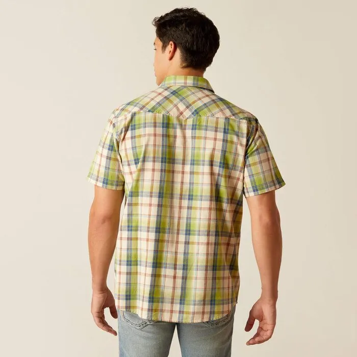 Men Button Down Shirts Ariat Hinston Retro Fit Shirt Sandshell Men Button Down Shirts Ariat Hinston Retro Fit Shirt Sandshell