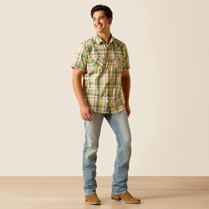 Men Button Down Shirts Ariat Hinston Retro Fit Shirt Sandshell Men Button Down Shirts Ariat Hinston Retro Fit Shirt Sandshell