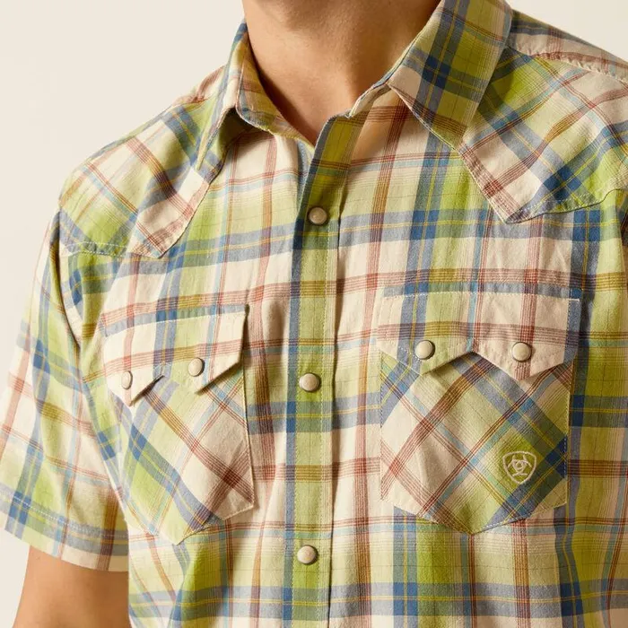 Men Button Down Shirts Ariat Hinston Retro Fit Shirt Sandshell Men Button Down Shirts Ariat Hinston Retro Fit Shirt Sandshell
