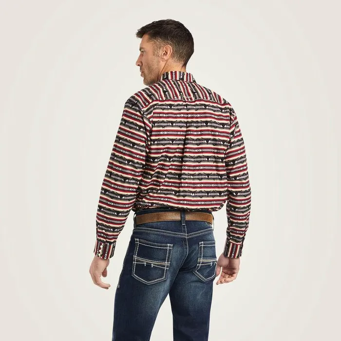 Men Button Down Shirts Ariat Winford Classic Fit Shirt Monument