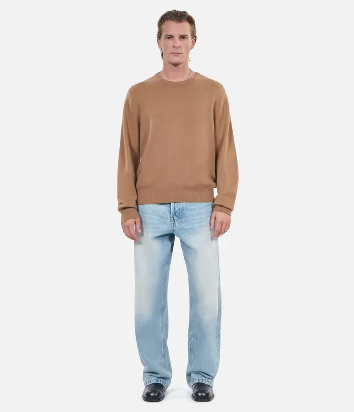 Men Camel Cashmere Sweater THE KOOPLES Sweaters