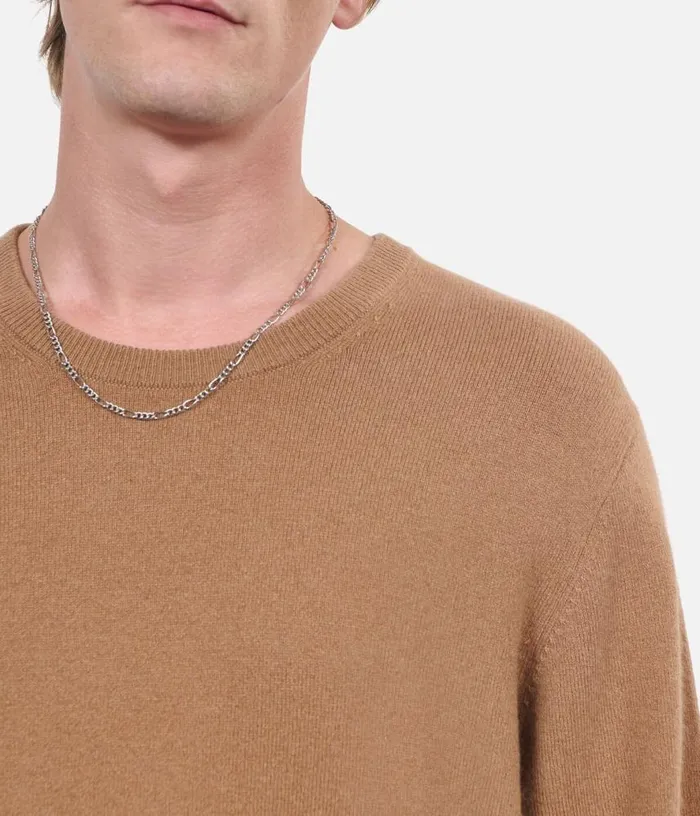 Men Camel Cashmere Sweater THE KOOPLES Sweaters