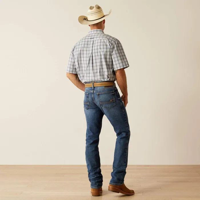 Men Denim Ariat M1 Vintage Pete Straight Leg Jeans Livermore Men Denim Ariat M1 Vintage Pete Straight Leg Jeans Livermore