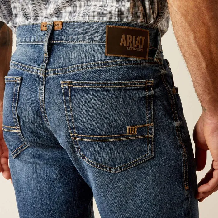 Men Denim Ariat M1 Vintage Pete Straight Leg Jeans Livermore Men Denim Ariat M1 Vintage Pete Straight Leg Jeans Livermore
