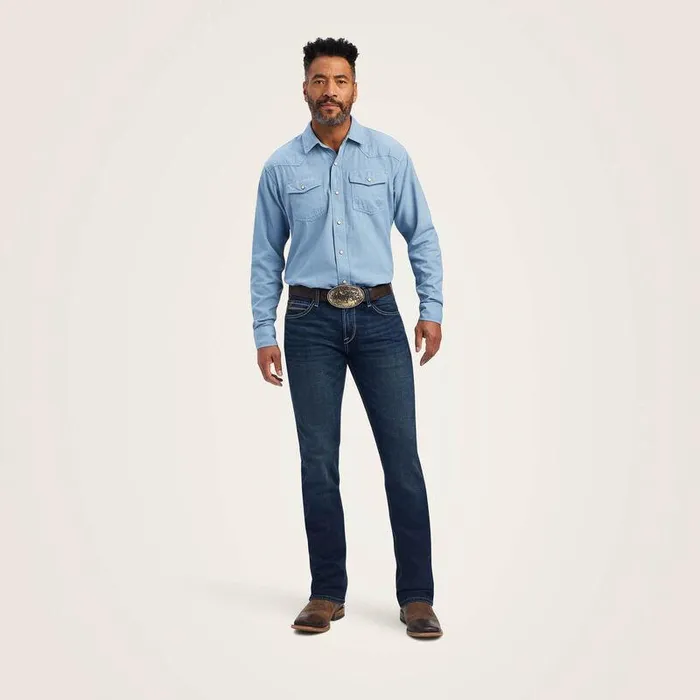Men Denim Ariat M7 Slim Toro Straight Jean Drake Men Denim Ariat M7 Slim Toro Straight Jean Drake