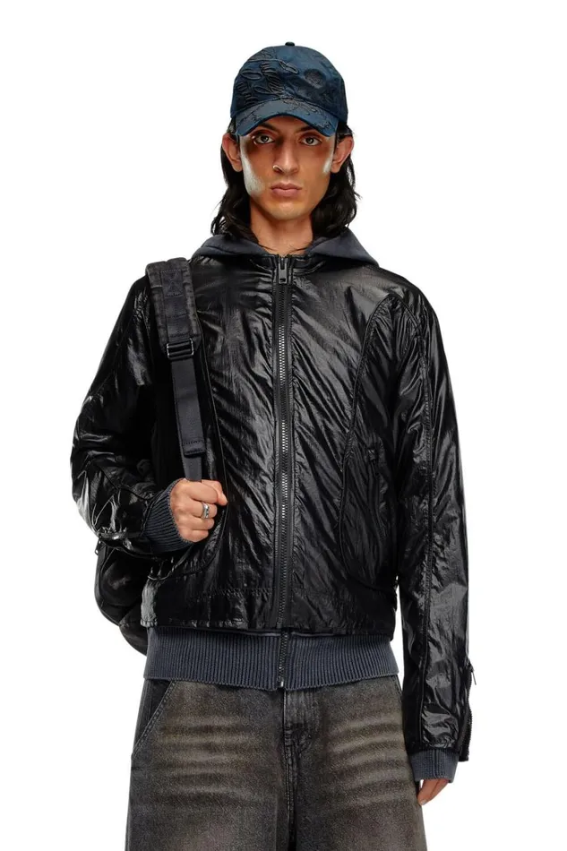 Men Diesel Jackets JCLAYS Black Men Diesel Jackets JCLAYS Black