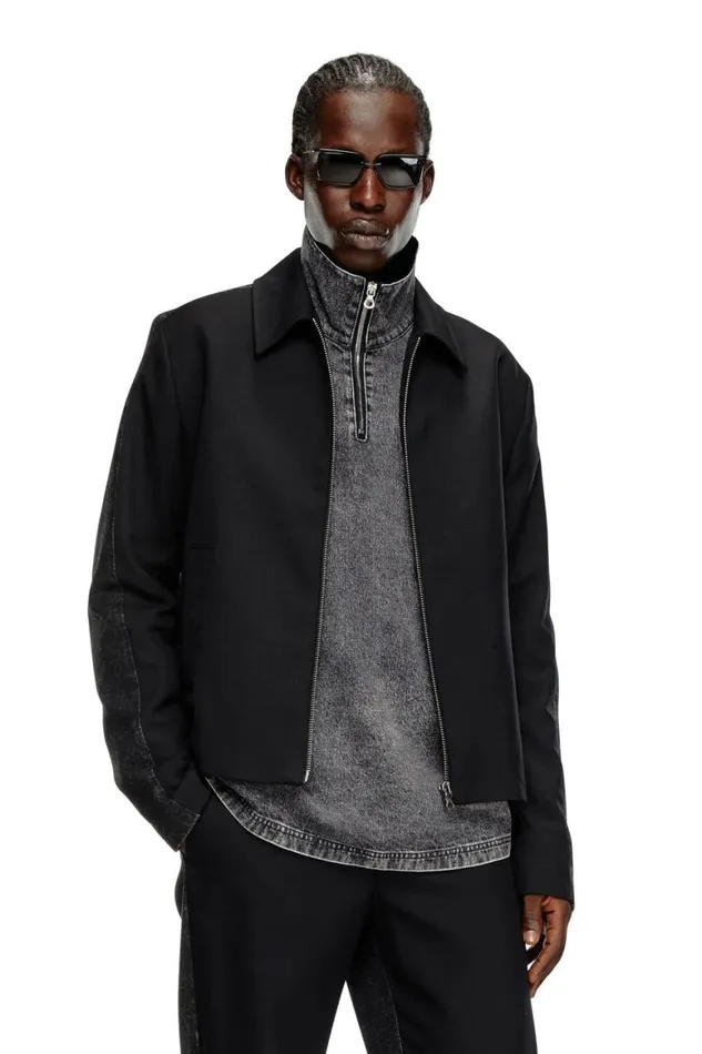 Men Diesel Jackets JRHEIN Black