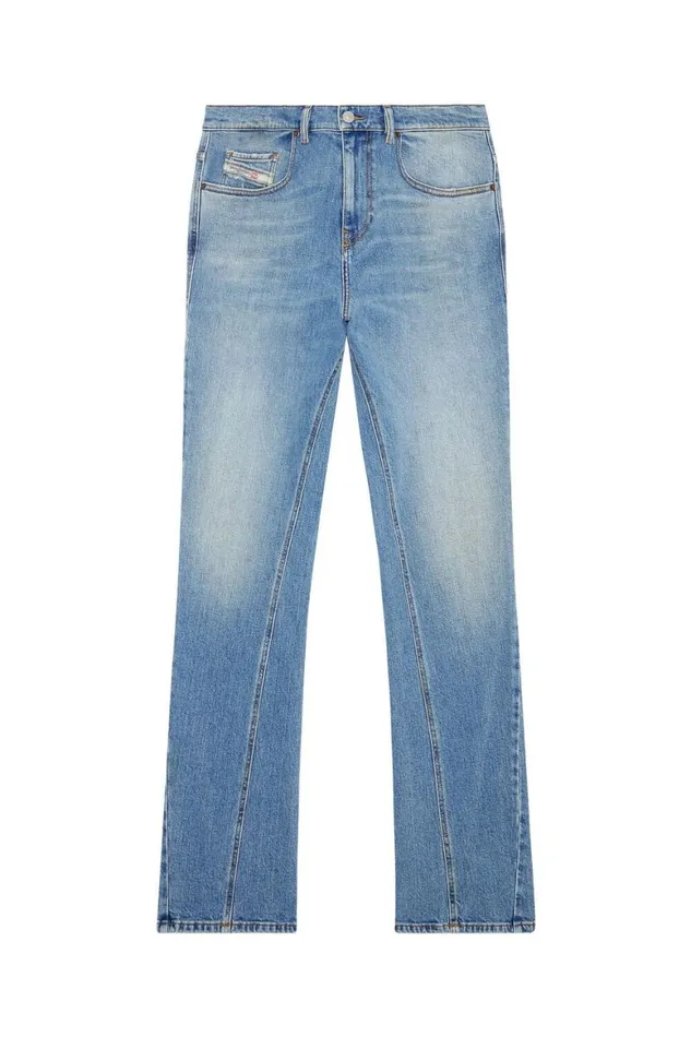 Men Diesel Jeans Bootcut Jeans 2021 DVocs 007L3 Light Blue