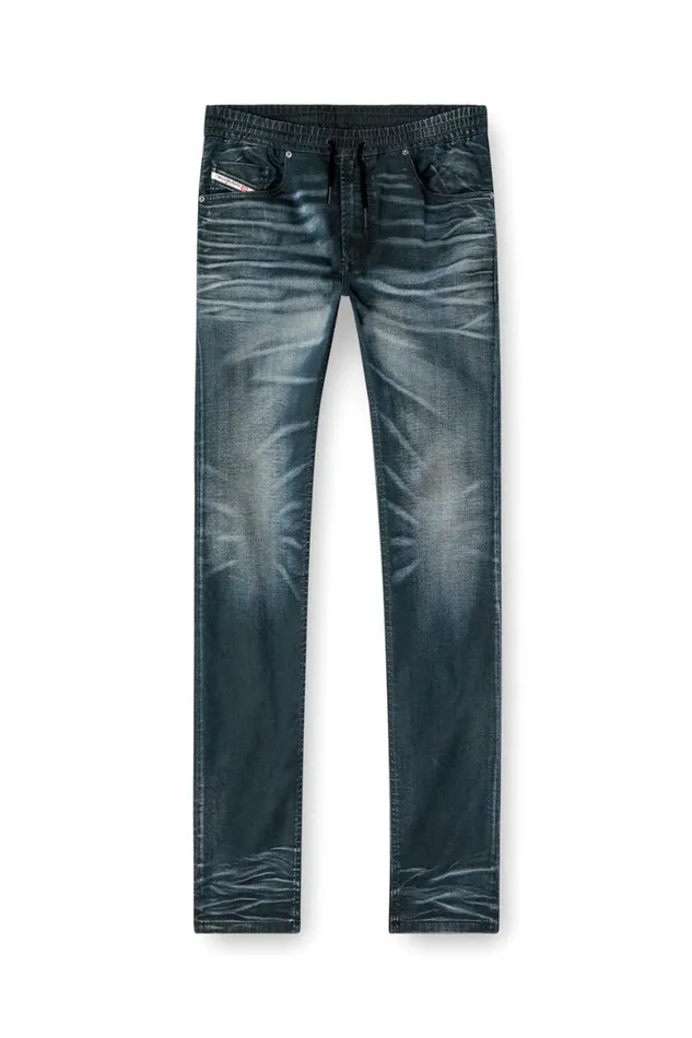 Men Diesel Jeans Regular 2030 DKrooley Joggjeans 068QK Dark Blue Men Diesel Jeans Regular 2030 DKrooley Joggjeans 068QK Dark Blue