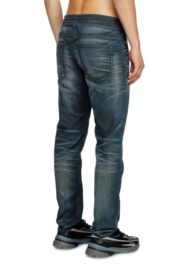 Men Diesel Jeans Regular 2030 DKrooley Joggjeans 068QK Dark Blue Men Diesel Jeans Regular 2030 DKrooley Joggjeans 068QK Dark Blue