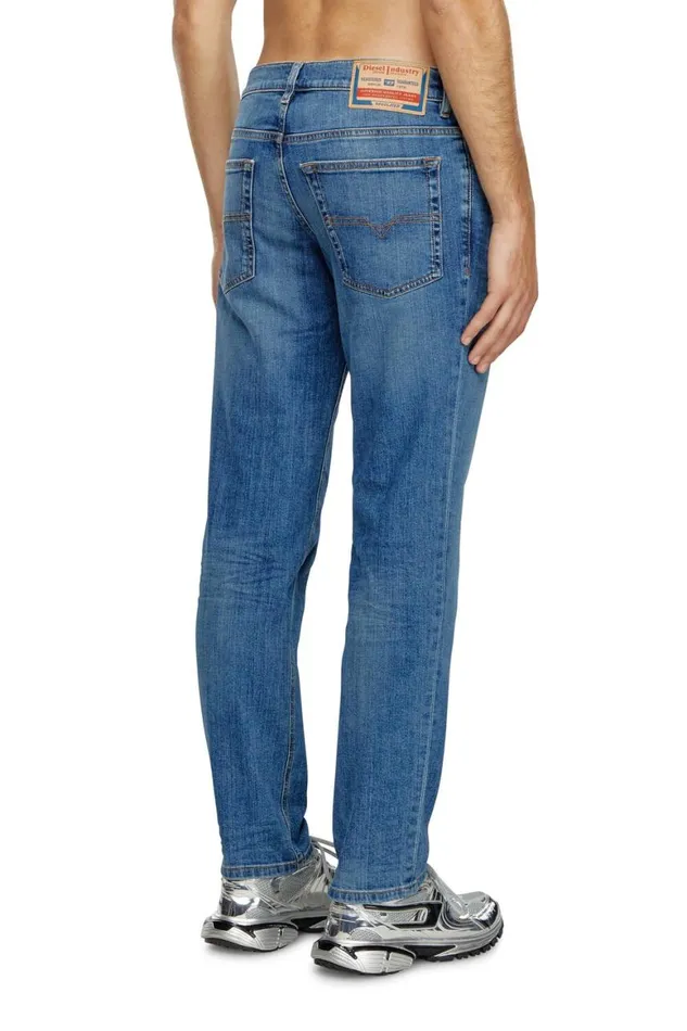 Men Diesel Jeans Regular Jeans 2023 DFinitive 0KIAL Light Blue