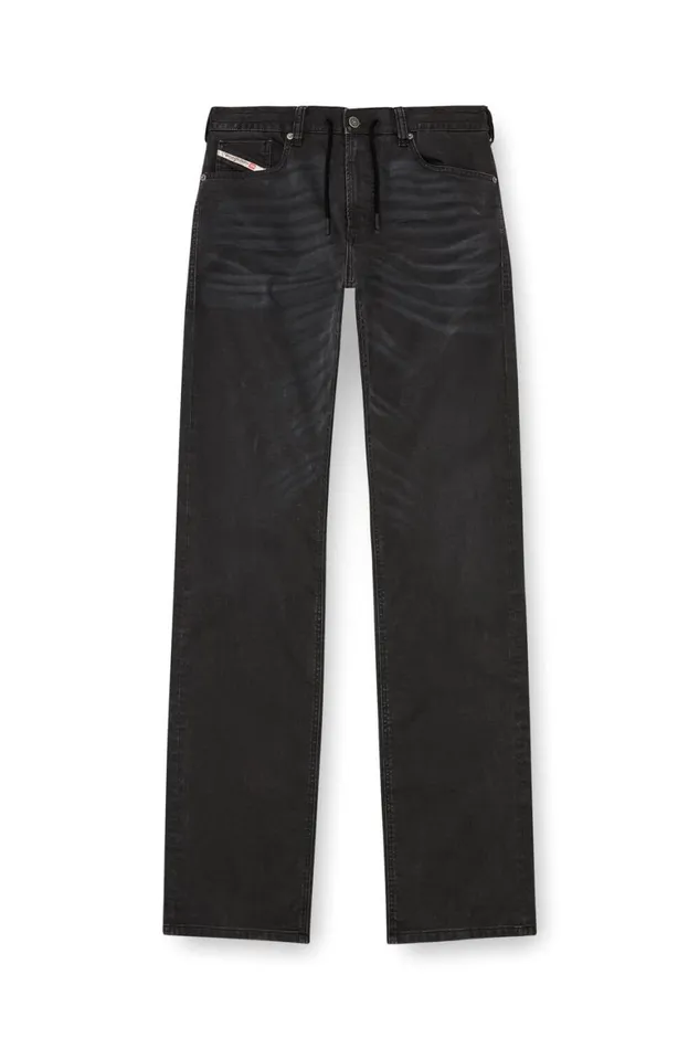 Men Diesel Jeans Relaxed 2080 DReel Joggjeans 09J75 Blackdark Grey