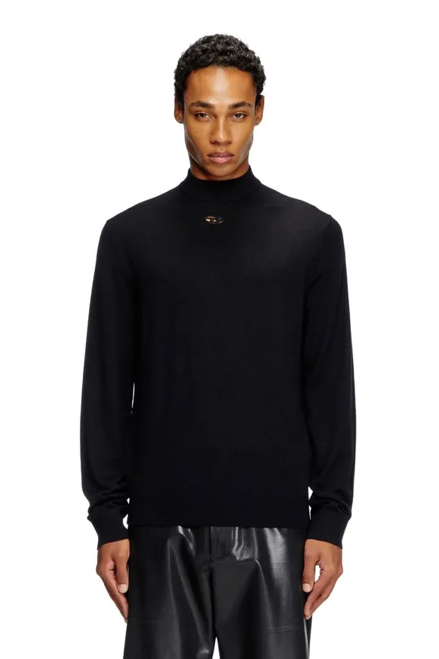 Men Diesel Knitwear KGIL Black