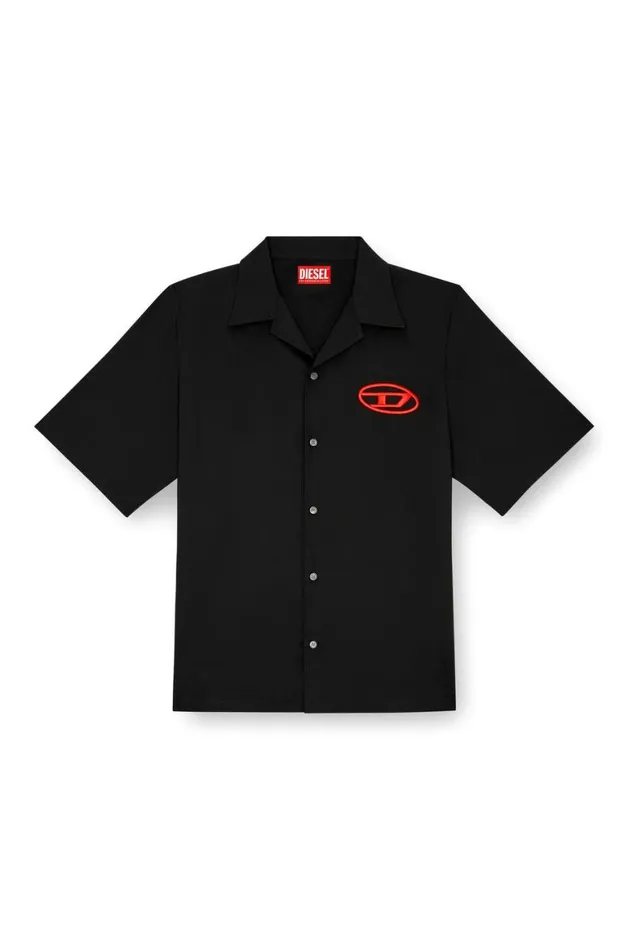 Men Diesel Shirts SMACC Black
