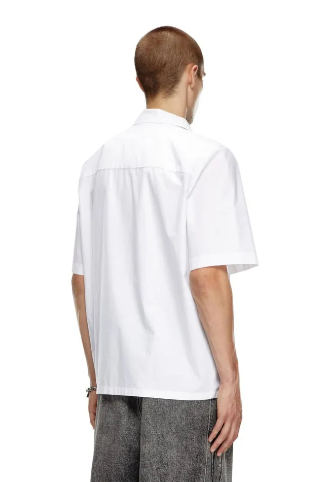 Men Diesel Shirts SMACC White Men Diesel Shirts SMACC White
