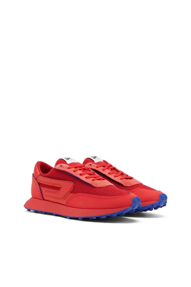 Men Diesel Sneakers SRACER LC Red Men Diesel Sneakers SRACER LC Red