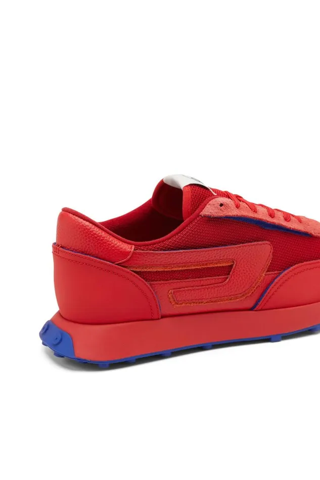 Men Diesel Sneakers SRACER LC Red Men Diesel Sneakers SRACER LC Red