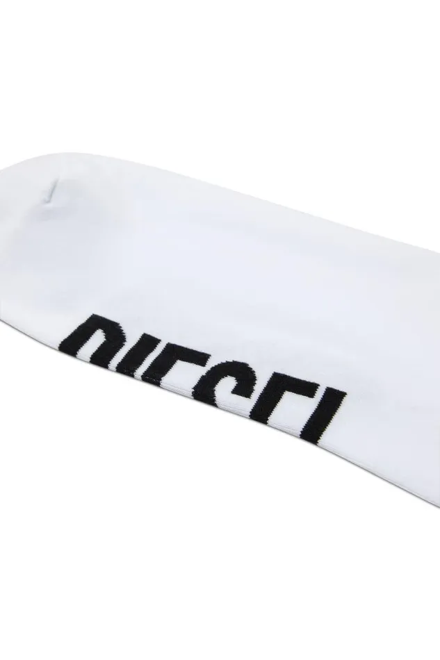 Men Diesel Socks SKMGOSTTHREEPACK White