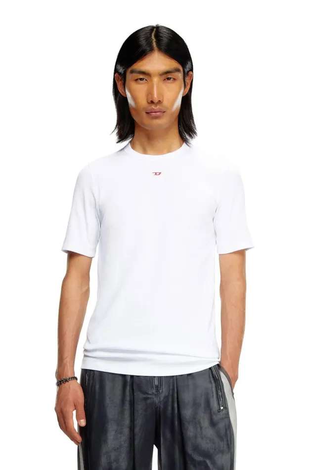 Men Diesel TShirts and Polos DRIBBERN White Men Diesel TShirts and Polos DRIBBERN White