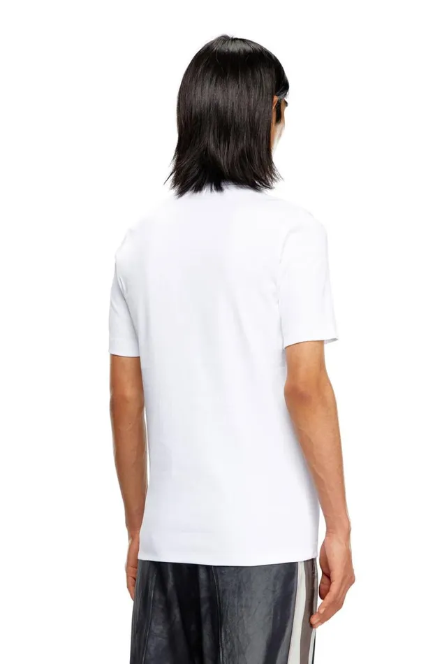 Men Diesel TShirts and Polos DRIBBERN White Men Diesel TShirts and Polos DRIBBERN White