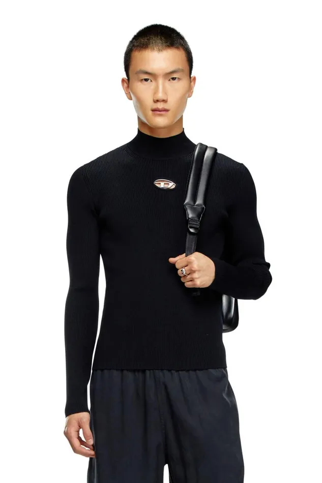 Men Diesel TShirts and Polos KZACKARY Black Men Diesel TShirts and Polos KZACKARY Black