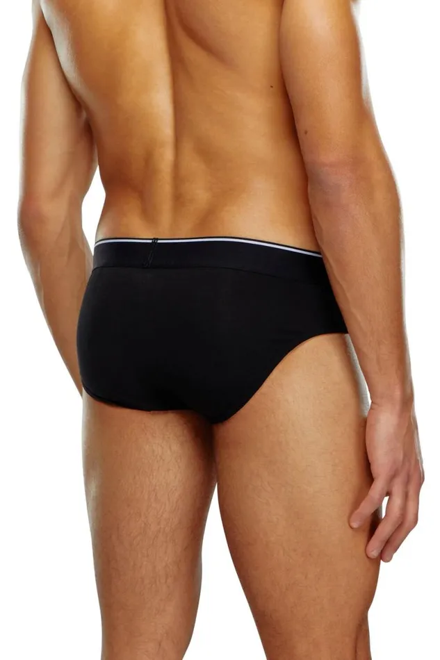 Men Diesel Underwear UMBRANDRETHREEPACK Black Men Diesel Underwear UMBRANDRETHREEPACK Black